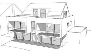 Neubau Mehrfamilienhaus in 71034 Sindelfingen – weitere Ansicht