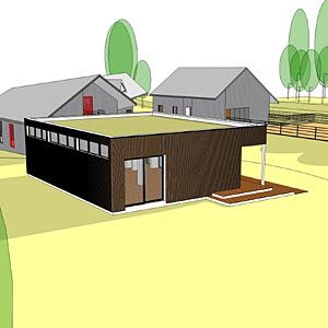 Neubau Jugendfarm in 70771 Leinfelden-Echterdingen – weitere Ansicht
