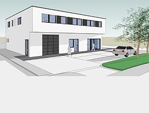 Neubau Gewerbegebäude in 71155 Altdorf – weitere Ansicht