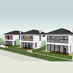 Neubau Wohnsiedlung in Raciborz, Polen – weitere Ansicht