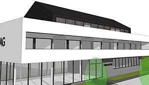 Neubau Gewerbegebäude in 88709 Meersburg – weitere Ansicht