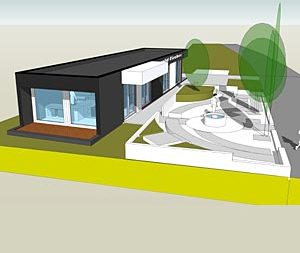 Neubau Gewerbegebäude in 73271 Holzmaden – weitere Ansicht